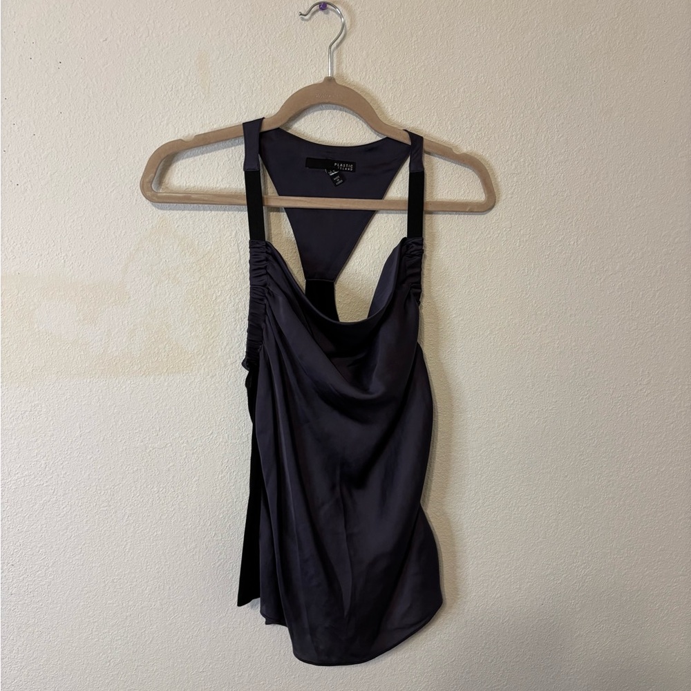 Plastic Island purple Sleeveless Top